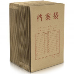 得力 5953 混浆牛皮纸档案袋175G A4（计价单位：个） (   10个/包)     10包