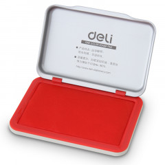 得力（deli）9891秒干印台(红)(只) 2个